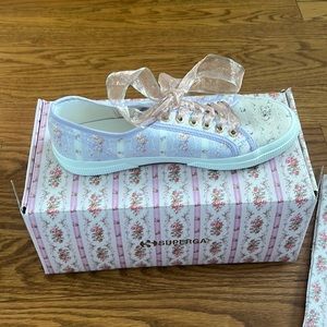 Love shack Fancy x Superga shoes